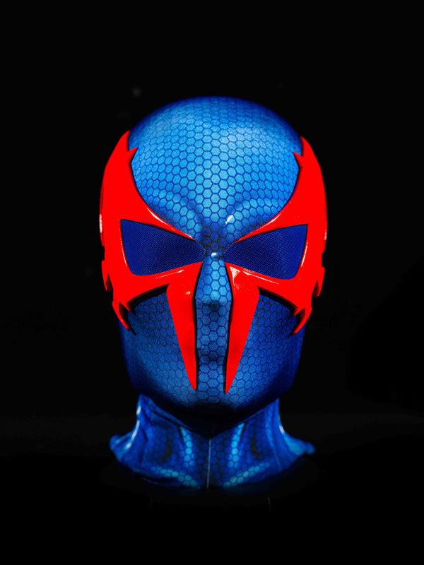 Blue Variant Web-Pattern Mask with Face Shell - ageneon