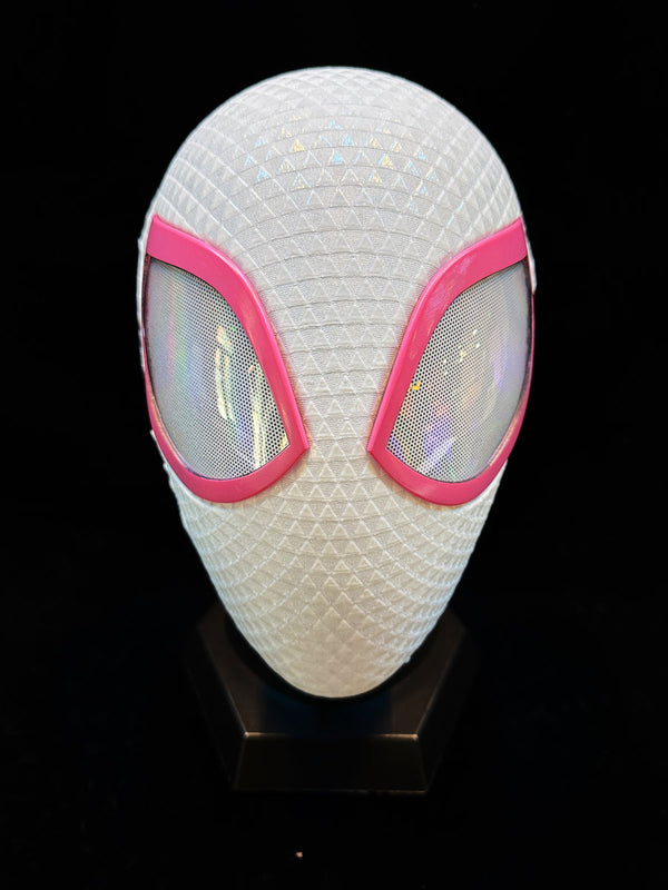 White & Pink Mask with Face Shell - ageneon
