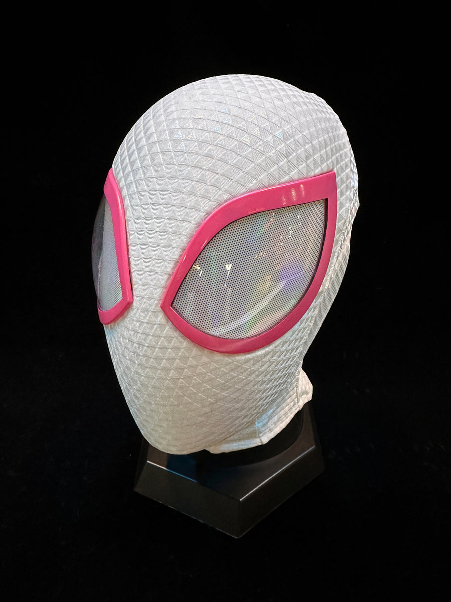 White & Pink Mask with Face Shell - ageneon