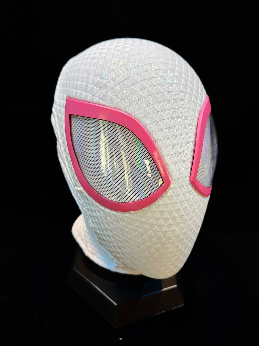 White & Pink Mask with Face Shell - ageneon