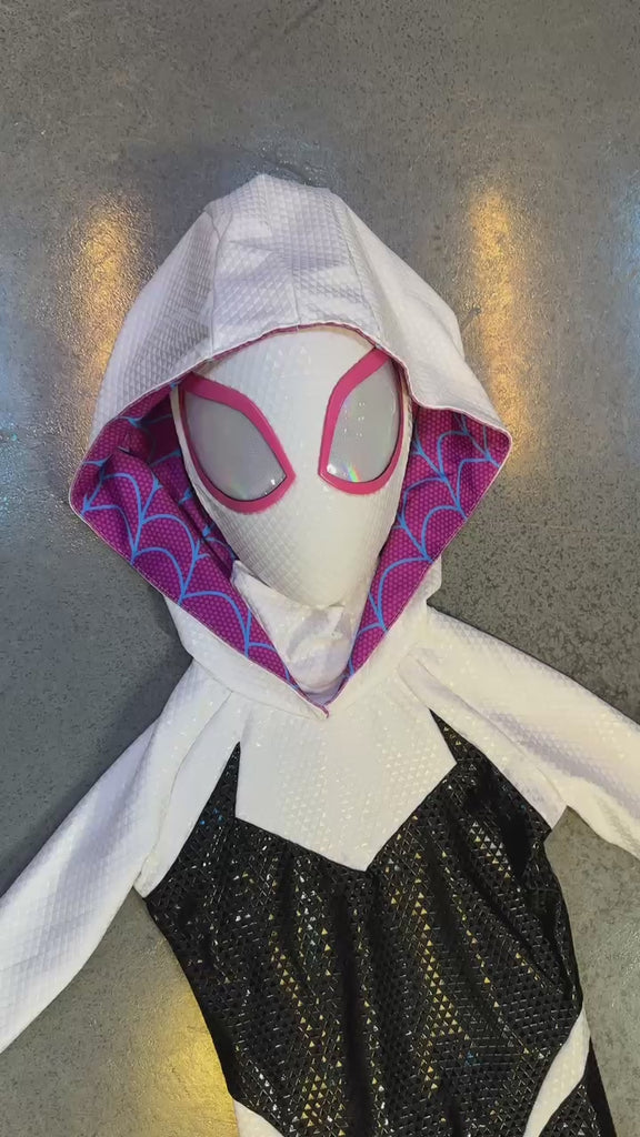 White&Pink Suit with Face shell  White&Pink Suit with Face shell